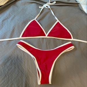 Red bikini